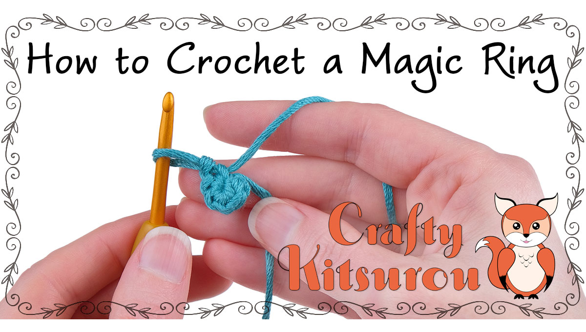 How to Crochet a Magic Ring  (Left-Handed)