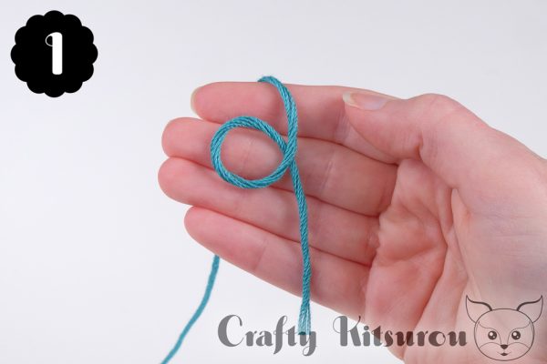 How to Crochet a Magic Ring (Left Handed) Crafty Kitsurou