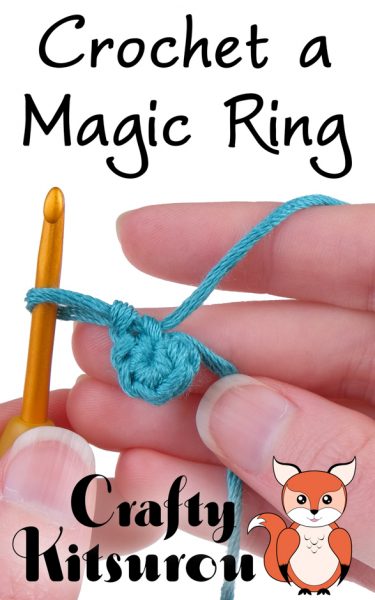 How to Crochet a Magic Ring (Left Handed) Crafty Kitsurou